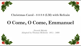 O Come, O Come, Emmanuel - Christmas Carol - Harmony breakdown