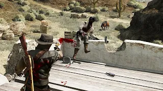 Red Dead Redemption (PS5) 4K - Funny & Brutal Ragdolls Vol.4 [Euphoria Physics]