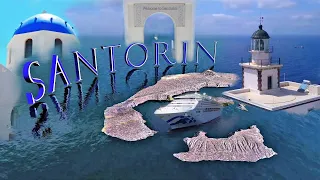 Santorin im Überblick 4K - Die ganze Insel / Mai 2019