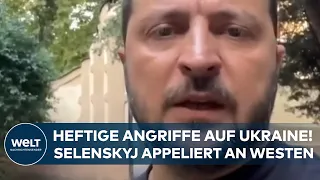 PUTINS KRIEG: Heftige Luftangriffe auf Ukraine! Selenskyj richtet Appell an den Westen