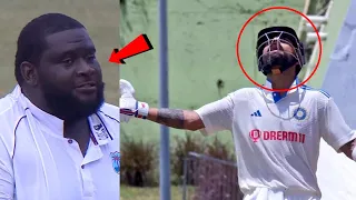 Virat Kohli crying after missing century & out 76 by Cornwall against wi | ind vs wi 1st test 2023