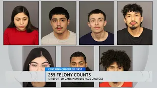 13 members of violent gang face 250+ charges including murder