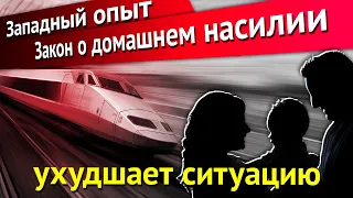 Западный опыт: закон о домашнем насилии лишь ухудшает ситуацию