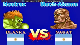 Street Fighter II': Champion Edition - Nostrax vs Mech-Akuma FT5