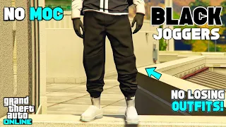 *NO MOC* Easiest Method On How To Get Black Joggers In Gta 5 Online 1.57!! *NO TRANSFER GLITCH*