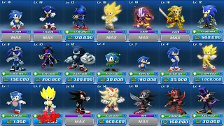 Sonic Forces - All Sonic Runners vs All Shadow Runners - Super Classic Sonic Coming Soon Gameplay