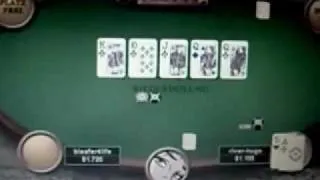 Dumbest Poker Move Ever *Straight flush vs Royal Flush*