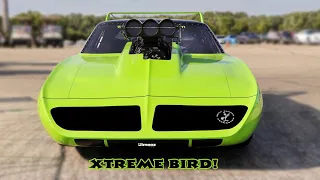 XTREME BIRD! '70 SUPERBIRD! BLOWN HEMI! 6 SEC 200MPH SHAKEDOWNS! BYRON!