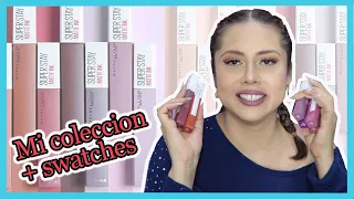 Labiales maybelline super stay matte ink| mi coleccion| swatches