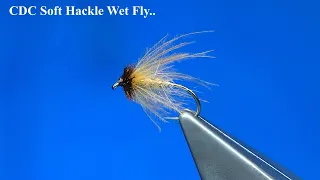 Tying a CDC Soft Hackle Wet Fly by Davie McPhail