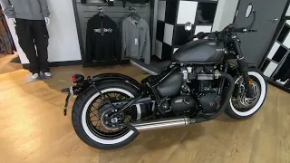 Used 2022 Triumph BONNEVILLE BOBBER Motorcycle For Sale In Cleveland, OH