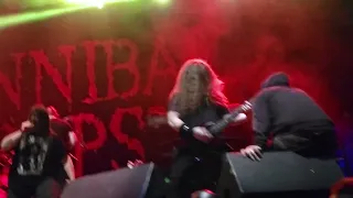 Cannibal Corpse - Code Of The Slashers (& Dark Funeral prank) - 12/10/22