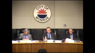 Monroe City Council Meeting 12/1