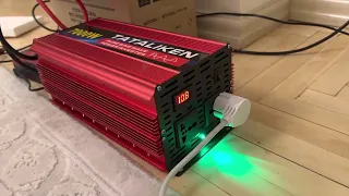 Китайський інвертор Tataliken 7000w . Побутовий тест з чайником 1800w .