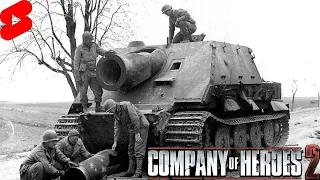 Sturmtiger Reloading And Shooting | Company Of Heroes 2 #shorts #companyofheroes2 #coh
