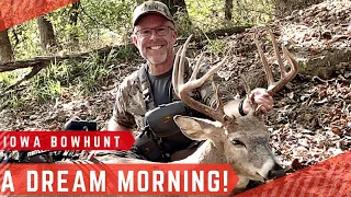 A DREAM MORNING! IOWA WHITETAIL BOW HUNT (Sevr Broadhead)