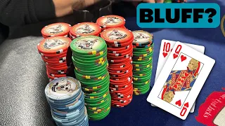 When The Draws Miss, Should We Fire The Triple Barrel Bluff??? -  Kyle Fischl Poker Vlog Ep 171