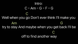 My Chemical Romance - I dont love you (chords)