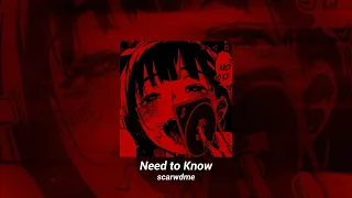 Need to Know | You're exciting, boy, come find me (nightcore/speed up) tiktok song
