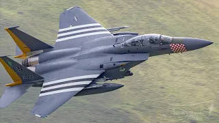 F-15 Heritage Jets Low Level Training  Mach Loop