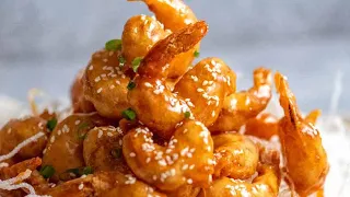 Honey Prawns - stays crispy for HOURS!