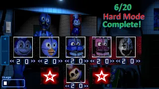 FNaF Jolly 1: Custom Night - I beat the Jolly's Fun Land Challenge! (6/20 Hard Mode)