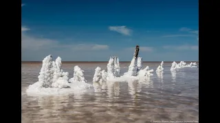 2/Автопутешествие с палатками/немецкие кирхи/место приземления Гагарина/степи/ветер/мир озера Эльтон