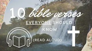 Title: 10 BIBLE VERSES EVERYONE SHOULD KNOW! 🙏📖#bible #bibleverse #scripture #Jesus #god #verses