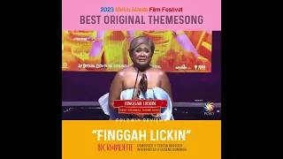 Eugene Domingo sings “Finggah Lickin” LIVE on Gabi Ng Parangal stage 🤣 #BeckyAndBadette #MMFF2023