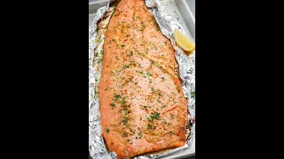 Garlic Butter Baked Trout