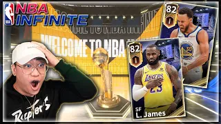 BACK 2 BACK LEGENDARY PULLS!! NBA Infinite Mobile Star Studded Pool Draft Pack Opening!!