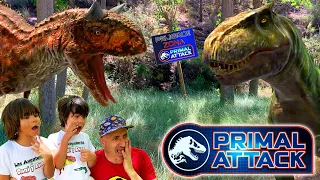 Los coleccionistas de JURASSIC WORLD PRIMAL ATTACK Dani y Evan