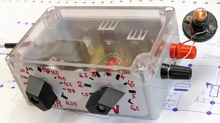 DIY bench power supply with adjustable current limit