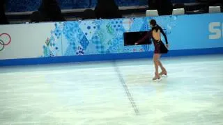 [Fan cam] Yuna Kim FS 'Adios Nonino' Practice in Sochi 2014 Winter Olympics