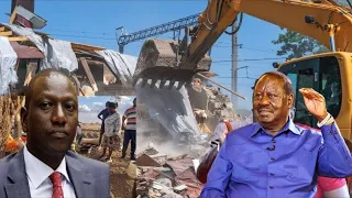 NO NONSENSE RAILA SENDS A TOUGH WARNING TO RUTO AS HE DEMANDS HIM STOP DEMOLISHING MUKURU HOUSES