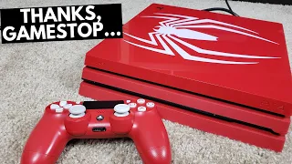 I Bought a USED Spiderman PS4 Pro from GAMESTOP!! (limited edition)