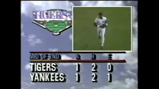 Tigers vs Yankees (9-25-1985, joined in progress, bottom 1st)