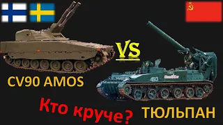 Миномёт ТЮЛЬПАН VS AMOS. Сравнение самых мощных минометов  в мире.(характеристики)