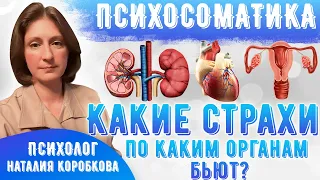 Какие страхи по каким органам "бьют". Психосоматика болезней.