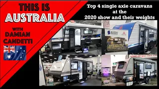 Top 4 Single Axle Caravans at the Show