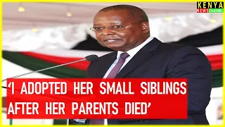 Amos Kimunya EMOTIONAL Speech during his Wife Lucy Funeral