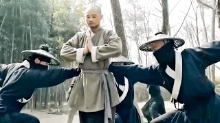 [Movie]Shaolin monks used Shaolin stunts to maim dozens of masked enemies！