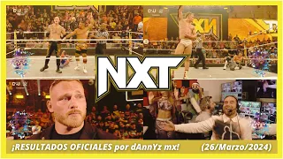 Resultados de NXT 26/Marzo/2024 (¡Dragunov vs Stacks, Perez - Valkyria, Trick Williams y más!)