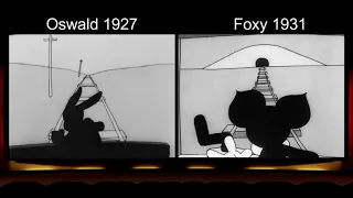 Disney's Oswald (1927) vs Harman & Ising's Foxy (1931) Similarities