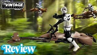 This Should Be A Star Wars Vintage Collection Vehicle: 2012 Speeder Bike & Scout Trooper