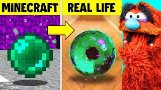 REAL LIFE Minecraft Videos On TIKTOK (FUNNY!)