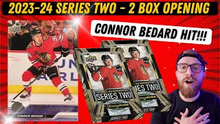 WE HIT BEDARD!! 2023-24 Upper Deck Series 2 Box Opening