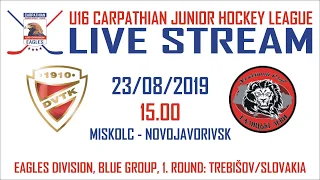 2019/2020 CJHL U16 1. ROUND: DVTK Jegesmedvék Miskolc - HK Halycké Levy Novojavorivsk