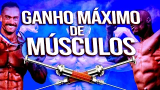 GANHO MÁXIMO DE MÚSCULOS NATURAL E COM ANABOLIZANTES