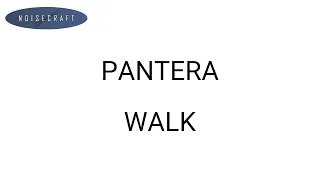 Pantera - Walk Drum Score